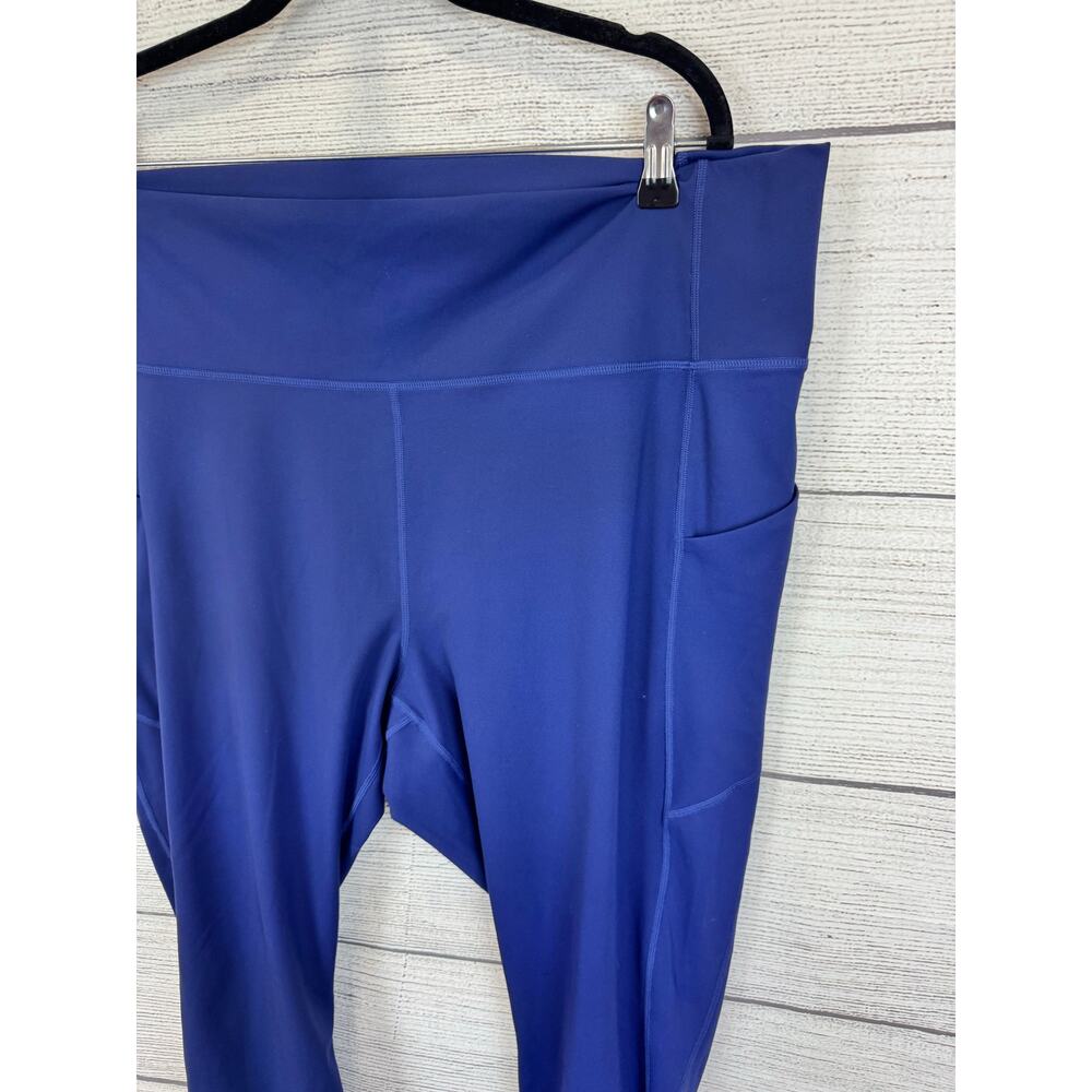 Fabletics Active Plus Size Blue Oasis High Waiste… - image 2